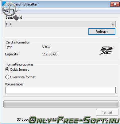 SD Card Formatter