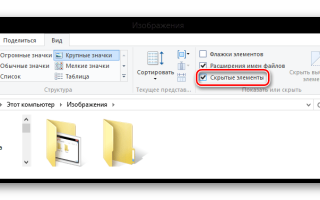 Открываем скрытые папки в Windows 8